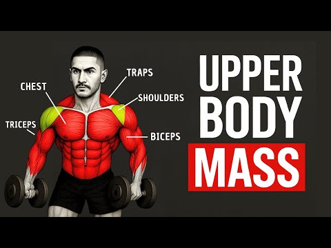 These 6 Exercises Will Get Your Upper Body Crazy HUGE (GAIN MASS EVERYWHERE)