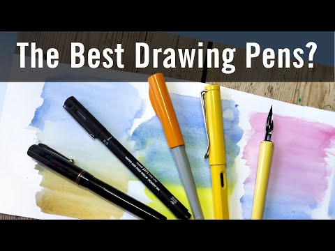 The BEST pens for Drawing? - My five favourite SKETCHING Pens
