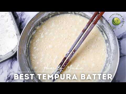 Authentic Japanese Tempura Batter Recipe (Complete Guide)