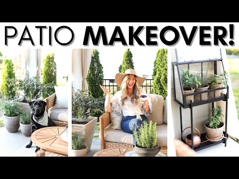 SMALL PATIO MAKEOVER || OUTDOOR DECORATING IDEAS || SPRING PATIO REFRESH