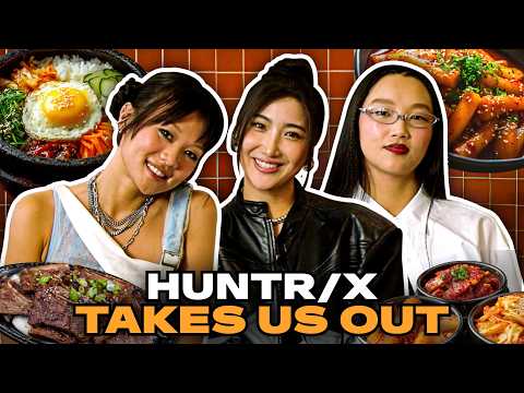 HUNTR/X Vocalists From ‘KPop Demon Hunters’ Get Real Over Authentic Korean Food | Takes Us Out