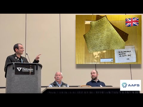 Lampshades & Pocket Knife Pouch From Human Skin (AAFS 2025) 🔬