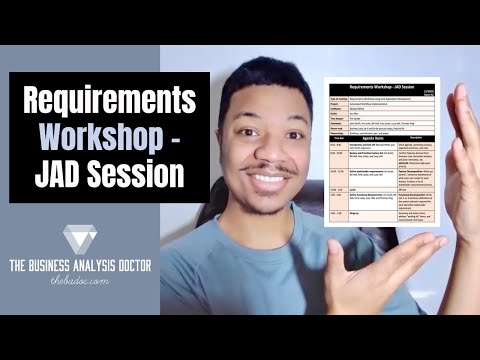 Requirements Workshop - JAD Session (Example  workshop agenda)