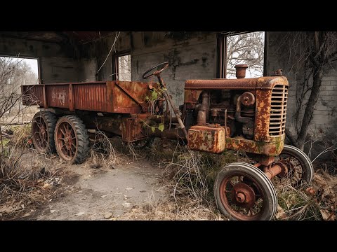 $50 000 Challenge: Transforming 70 Year Old Scrap Metal into a New Farm Tractor // Complete Rebuild