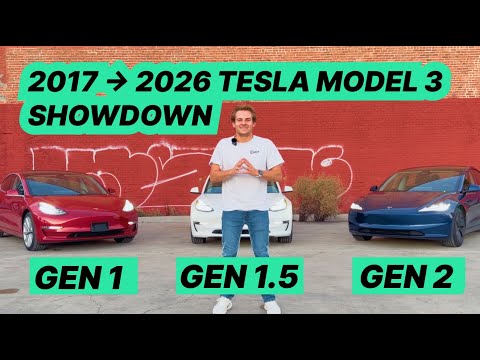 Every Tesla Model 3 Model Year Compared (2017 to 2026)