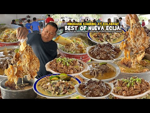 Eating ONLY "DINUGUAN, KAMBING at KALABAW" in NUEVA ECIJA! | BEST of The PROVINCE!
