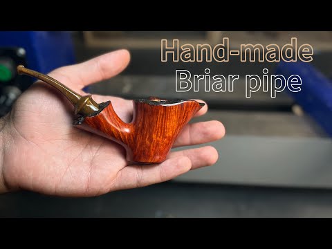 How to Make a Handmade Briar Pipe | Satisfying Woodworking ASMR