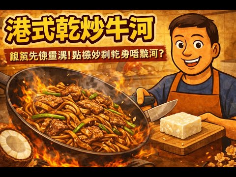 港式乾炒牛河｜冇鑊氣唔好講係牛河！茶記級做法公開