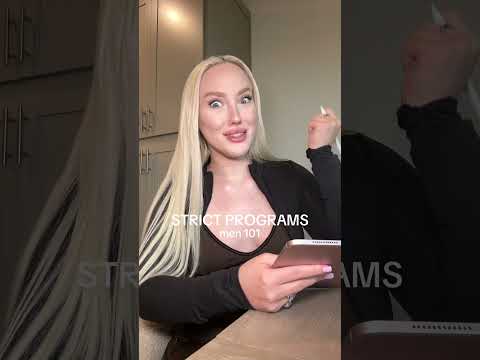 STRICT PROGRAMS: men 101 | what you date is what you tolerate. #strictprogram dating #relationships