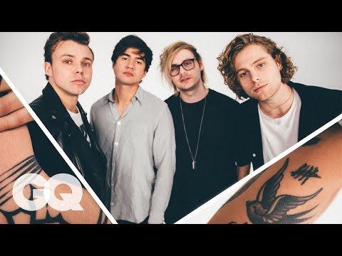 5 Seconds of Summer Break Down Their Tattoos | GQ