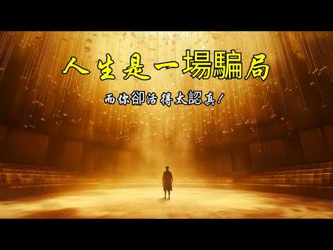 人生是一場騙局，而你卻活得太認真！| 人生的意義 | 人生哲學 | 生命的價值 | 生命的意義 | 人生觀 | 社會規則 | 成功的標準 | 成功學 | 自我覺察 | 心靈自由 | 內在平靜