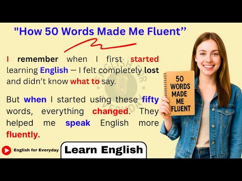 If You Know These 50 Words You Can Speak Fluently || How 50 Words Made Me Fluent