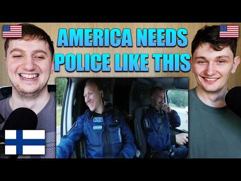 Americans React to Funny Finnish Police Videos