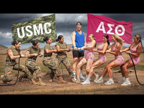Sorority Chicks Destroyed by US Marines in Fitness Competition