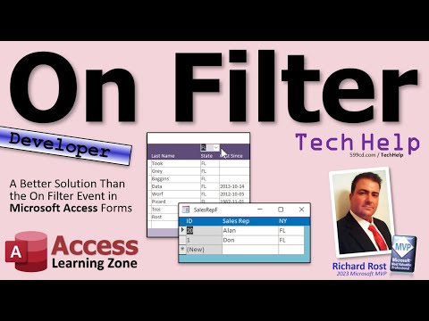 A Better Solution Than the On Filter Event in Microsoft Access Forms