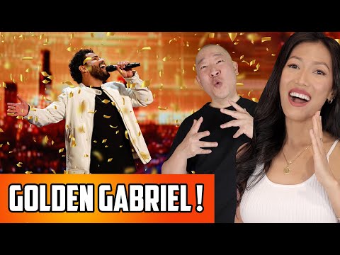 Gabriel Henrique - Golden Buzzer AGT Audition Reaction - From Brazil To America's Got Talent!