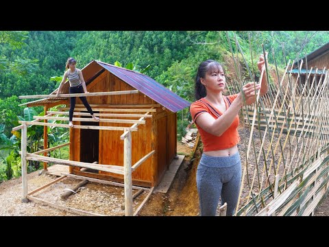 TIME LAPSE --288 Days Building A LOG CABIN And Wooden Kitchen /from Start To Finish