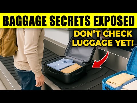 DON'T Check Luggage Without Watching This! 12 Baggage Secrets Airlines Hide