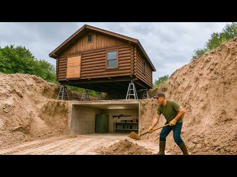 This man is building a secret underground bunker that even the police will never find!