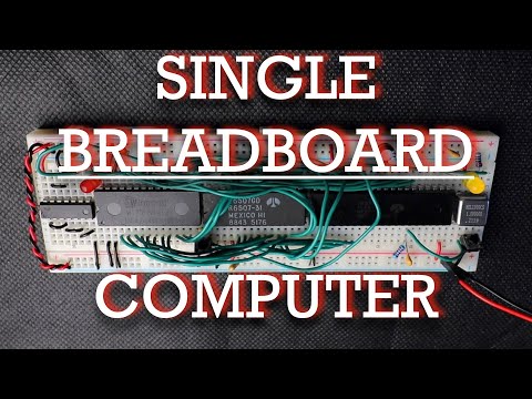 A 6502 Based Computer on a Single Breadboard