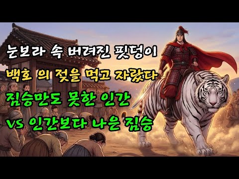 백호가 물고 사라진 핏덩이... 20년 뒤, 조선을 뒤흔들 전설의 대장군이 되어 돌아왔습니다! | 야담 |옛날이야기 |민담 |전설 | 설화