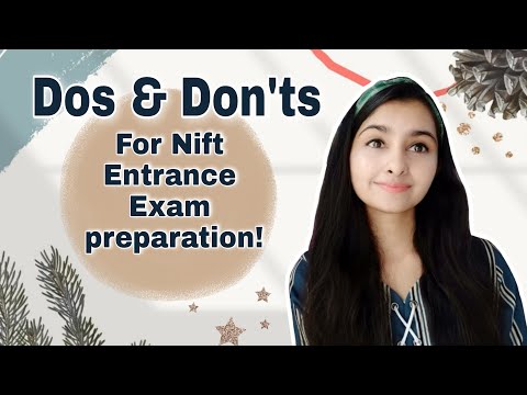 DOs AND DONT'S FOR NIFT, NID ENTRANCE EXAM PREPARATION | ARTISTIC ZONE | NIFT PREPARATION 2021SERIES