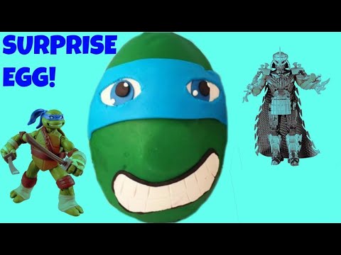 Giant Teenage Mutant Ninja Turtle Play-Doh Surprise Egg