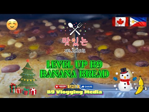 LEVEL UP B9'S BANANA BREAD. 4K #lovetocook