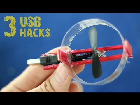 3 incredible USB gadgets you can make at home | Life hacks