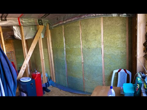 Утепление каркасного дома. Стены.(Каркасный дом 6х6 своими руками) +Смета