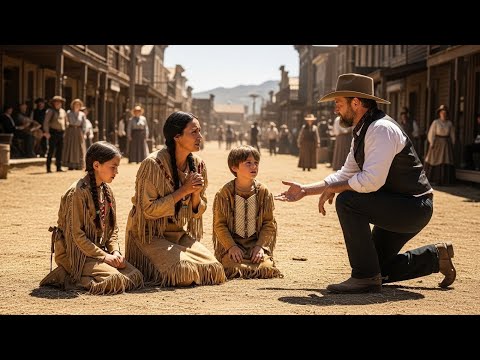 An Apache on his knees: ‘A loaf of bread for my children’… What the cowboy did shocked the town.