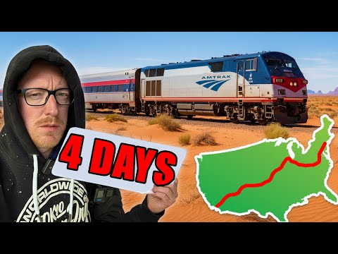 I Took The LONGEST Train Journey in America: 4 DAYS of Amtrak BRUTALITY.