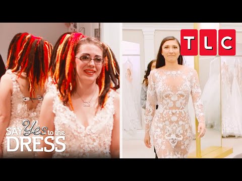 Edgy Dresses for Rebel Brides Part 2 | Say Yes to the Dress | TLC