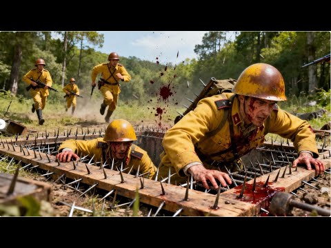 Highly Exciting Movie:Japanese troops enter the deep woods and fall into a deadly guerrilla trap.