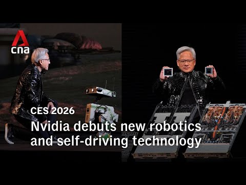 Nvidia debuts new robotics and self-driving technology at CES 2026