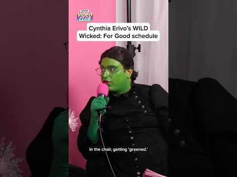 Cynthia Erivo's Wicked schedule was INSANE #wicked