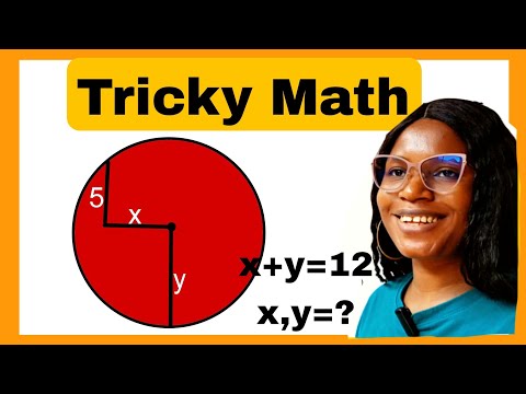 A Nice geometry math question| find the value of x and y.