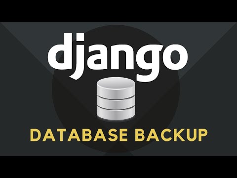 Django database backup and restore + periodic backups
