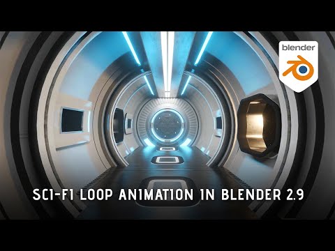 Sci-Fi Loop Animation in Blender 2.9 EEVEE