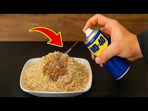 Mix WD40 with SAWDUST 😱You Will not Believe the Incredible Result | Creation Tips 6