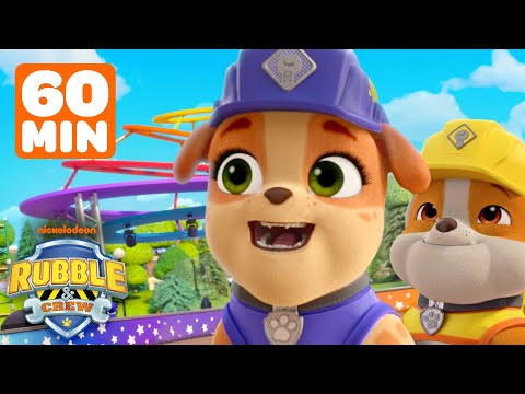 Mix's Most Colorful Renovations With Rubble! 🌈 | 1 Hour Compilation | Rubble & Crew