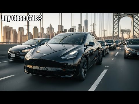 How Does FSD 14.2.1 Handle a Full Commute into Manhattan?