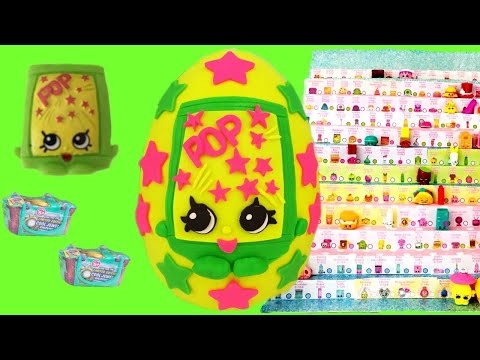 Shopkins Season 3 PopRock Play Doh Surprise Egg!