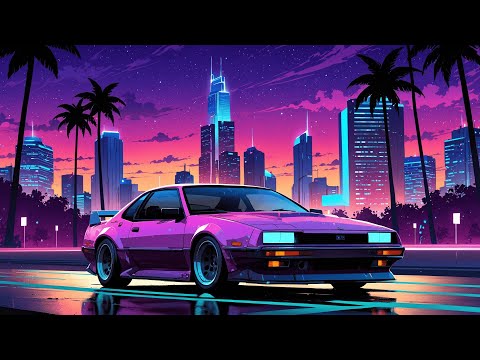 𝟏𝟗𝟖𝟔 - Lost in Lights – Vaporwave & Retrowave Night Drive with 80s Synth Dreams