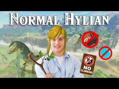 Breath of the Wild But I'm Just a Normal Hylian (Challenge Run)