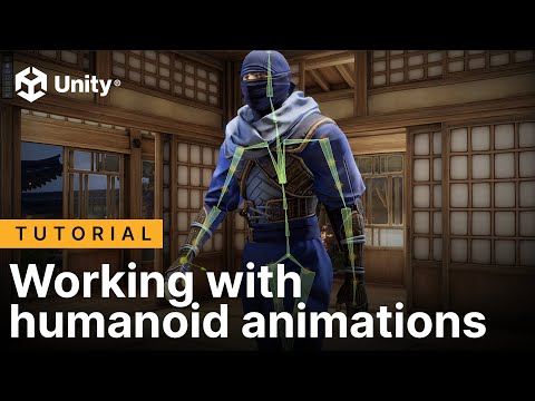 How to work with humanoid animations in Unity