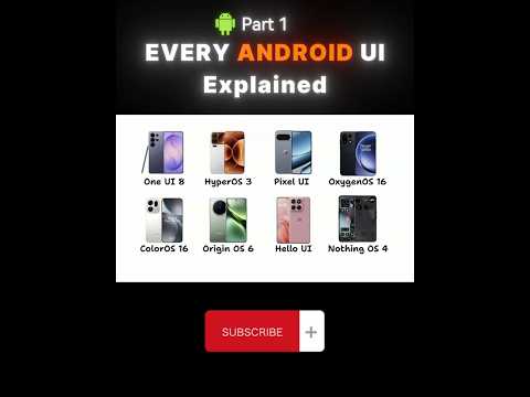 Every Android UI Explained Part 1