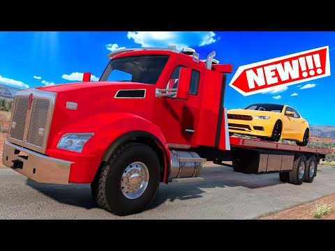 NEW Rollback Tow Truck is Perfect For Hauling Cars in BeamNG Drive Mods!