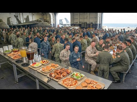 The Daily Routine How Aircraft Carrier Crews Eat, Shower & Sleep in the middle of Sea