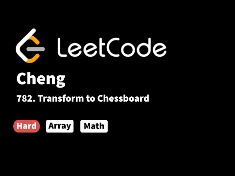 LeetCode 782. Transform to Chessboard